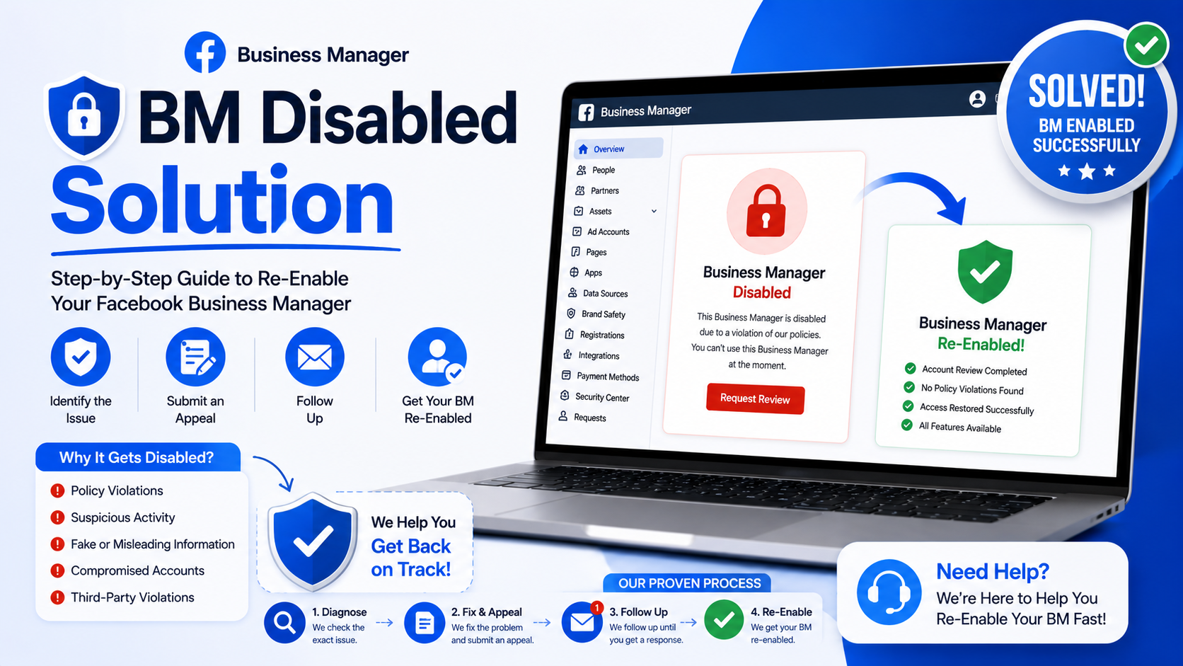 Facebook Business Manager Disabled? Here's Your Fix