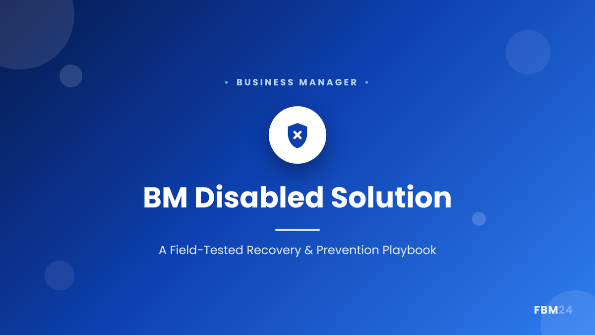 BM Disabled Solution: A Field-Tested Recovery & Prevention Playbook (2026)