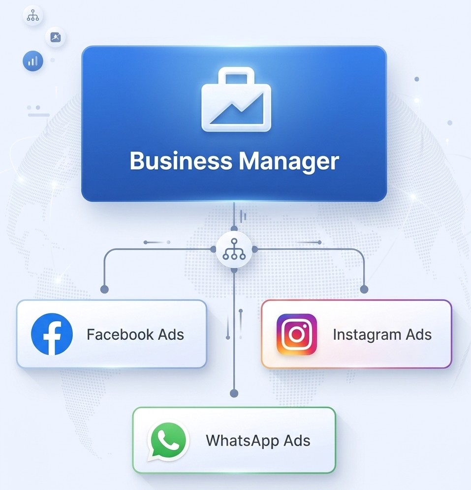 Business Manager — Facebook Ads, Instagram Ads, WhatsApp Ads